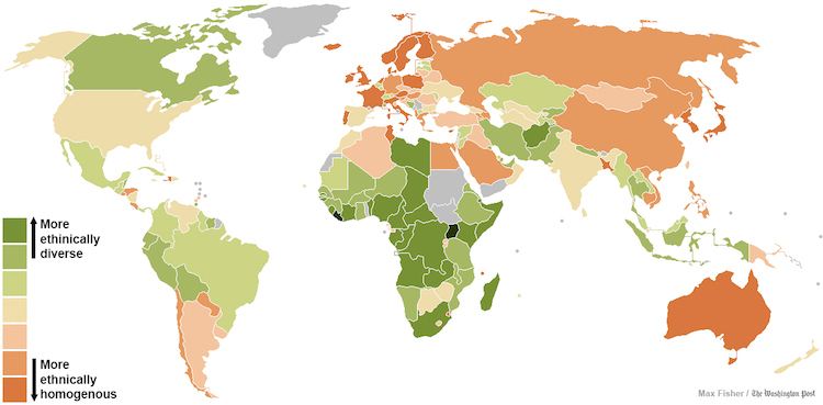 25 Maps Ethnic Diversity