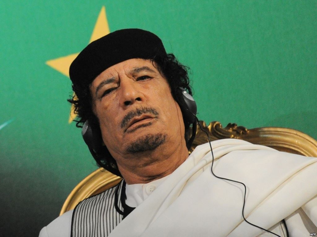 Craziest Dictators Qaddafi Headphones