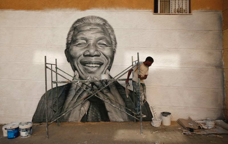 Photos Of 2013 Mandela Graffiti