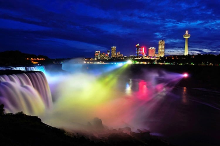 Niagara At Night