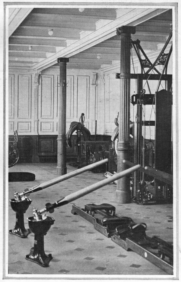 Titanic Gym With Racing Skiff