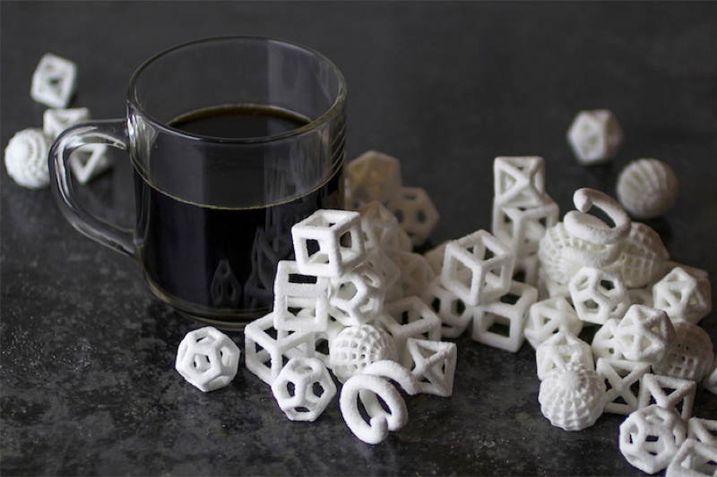3D Printers Sugar Cubes