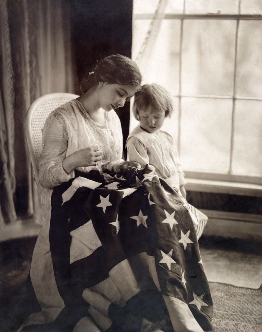 National Geographic Photos Flag Sewing