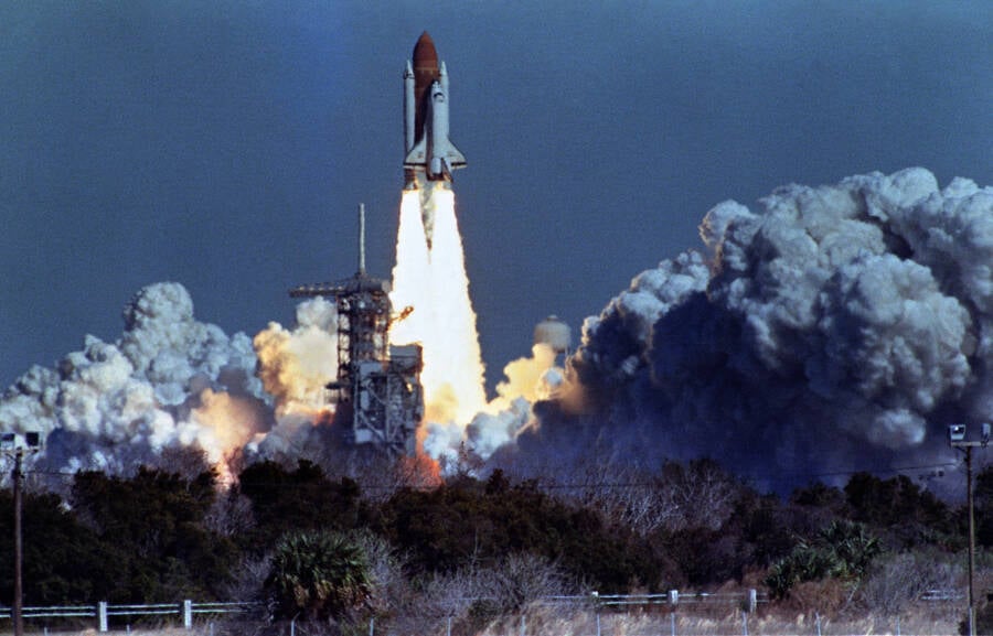Challenger Takes Off