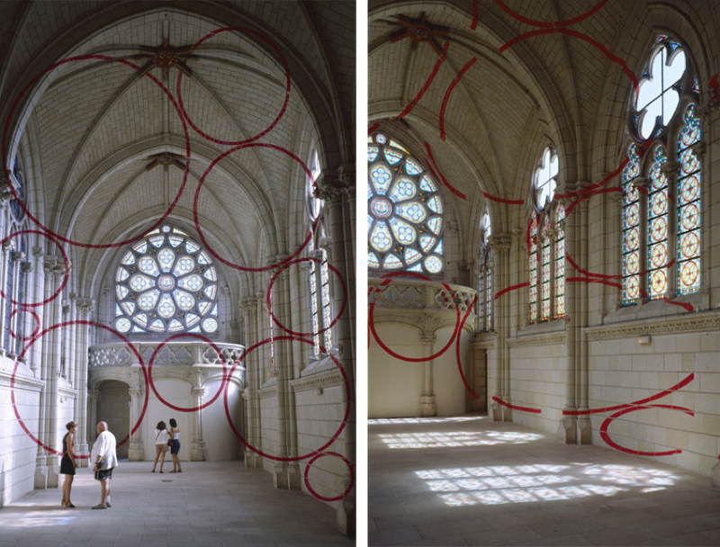 Felice Varini Red Circles