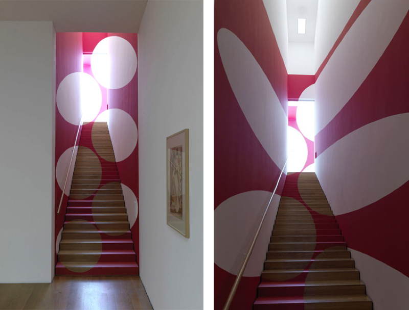 Felice Varini Stairway Circles