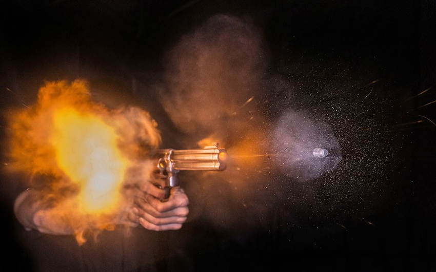 Guns Shot Orange