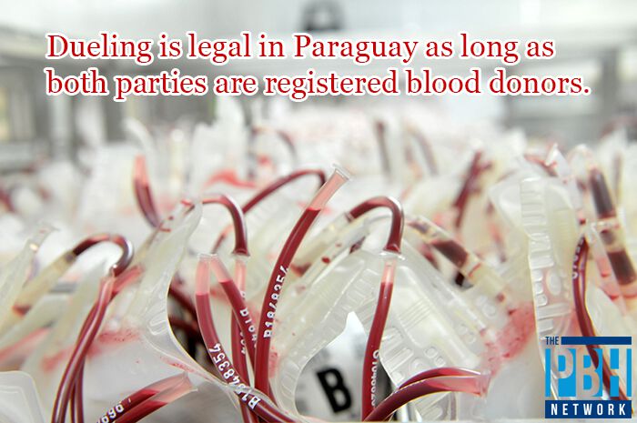 Interesting Facts Dueling In Paraguay