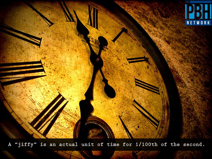 Jiffy Unit Of Time