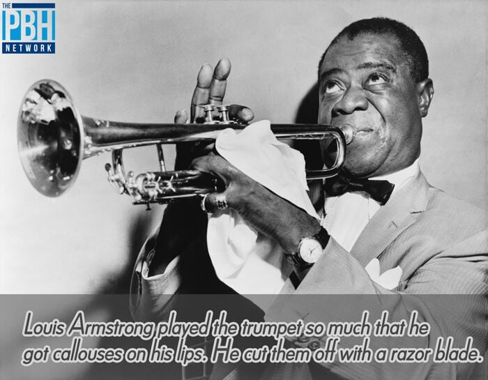 Louis Armstrong Lip Callouses