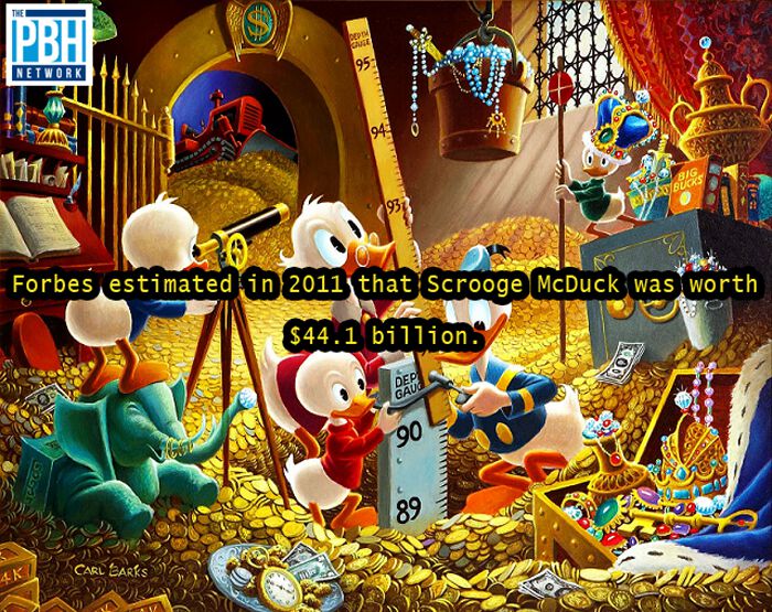 Scrooge McDuck's Net Worth