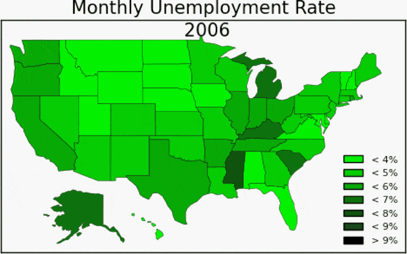 GIFs Unemployment Rate In US