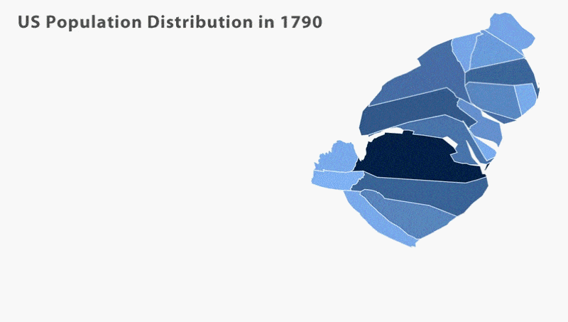 US Population Distribution GIFs That Explain The World