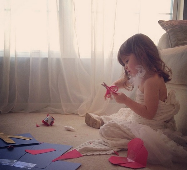 4-Year-Old Mayhem Hard at Work