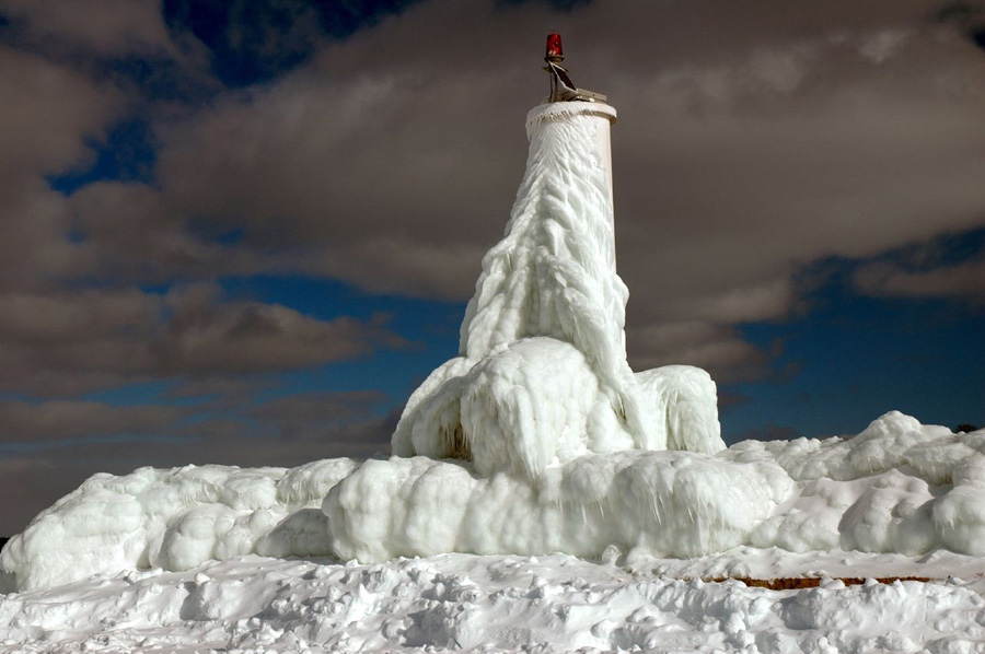 Frozen Lighthouses Petoskey