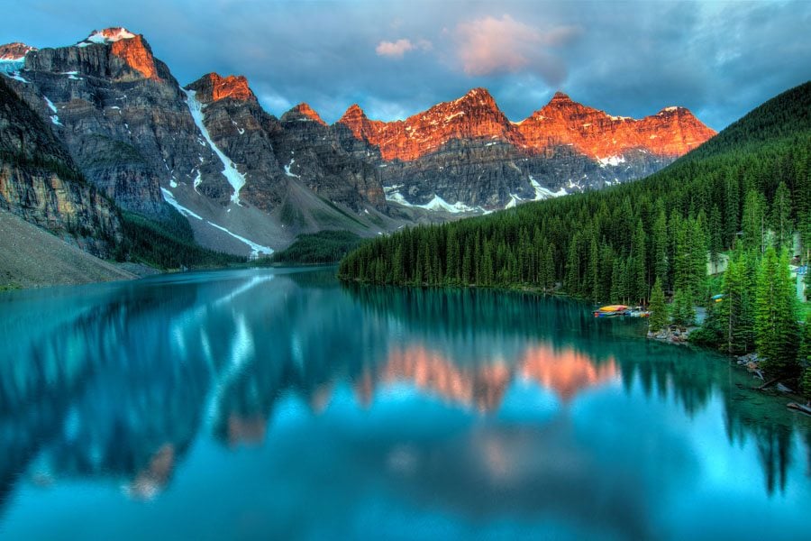 Unbelievable Places Moraine Lake Sunrise