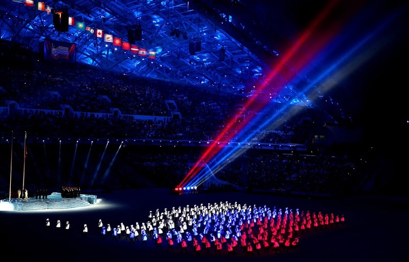Breathtaking View of 2014 Opening Ceremonies