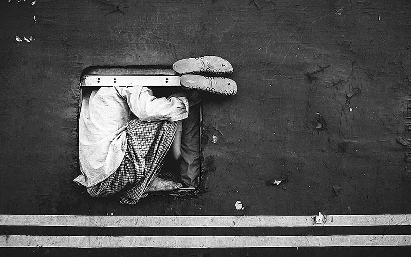 Image of Homeless Boy from Photo Awards Shortlist