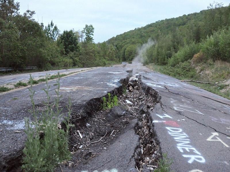 Three Places Centralia Abandoned