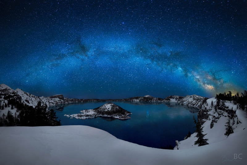 Nature Photographers Snow Island