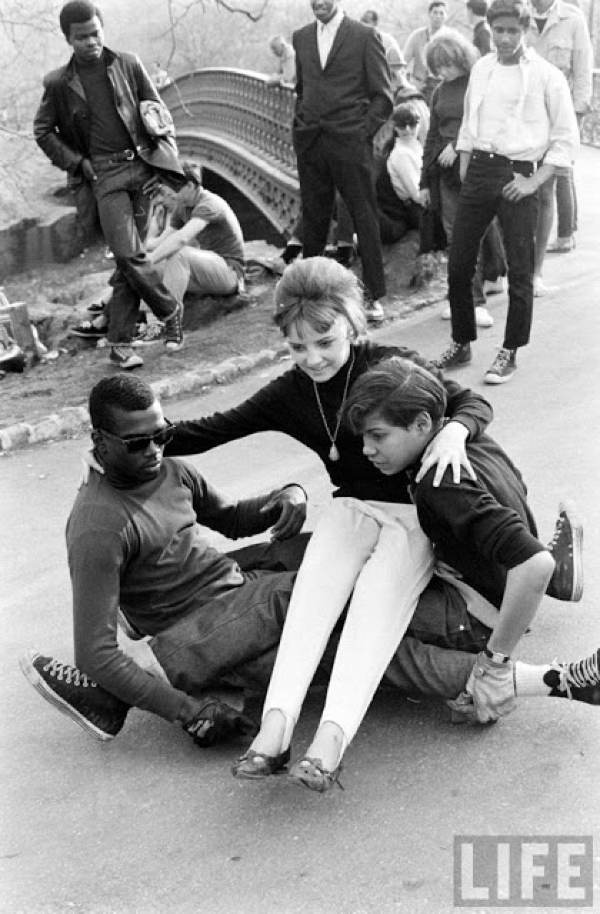Skateboarding Kids Girl Being Helped