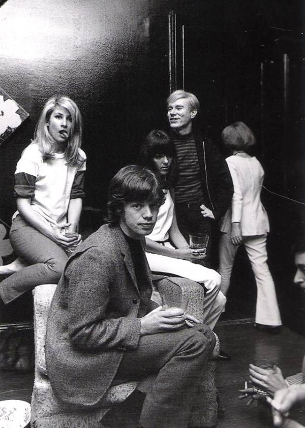 Mick Jagger And Andy Warhol