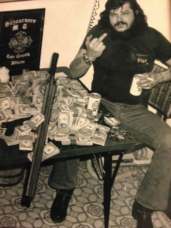 Old School Cool Biker Gang