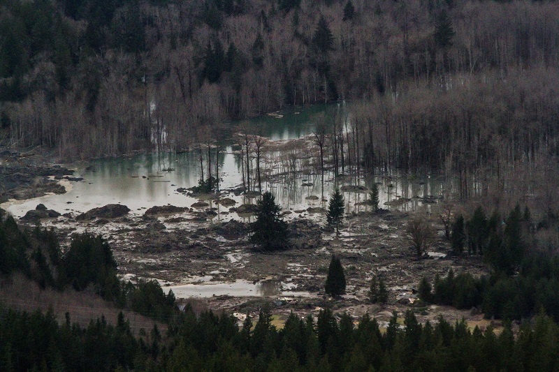 Washington Mudslide Stillaguamish River