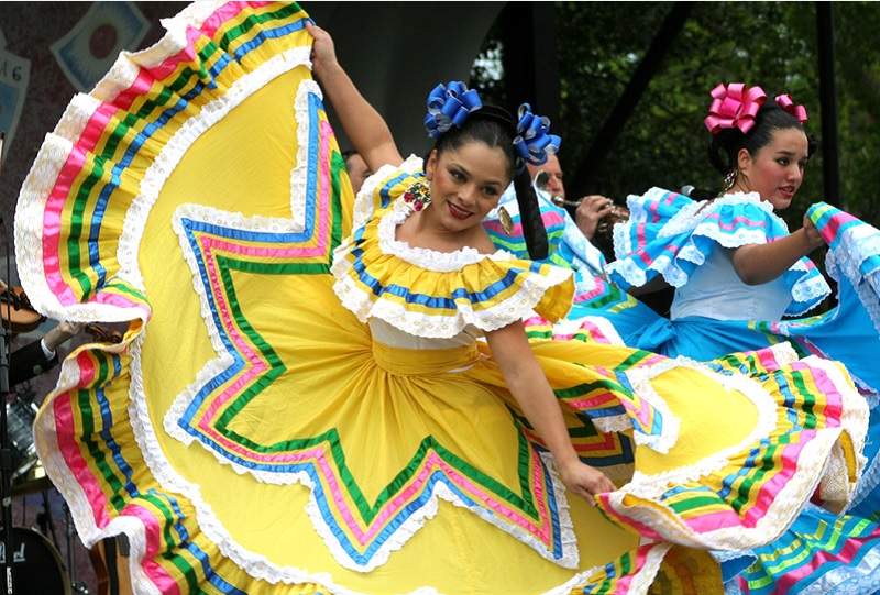 Colorful Dancers Honor Mexican Heritage