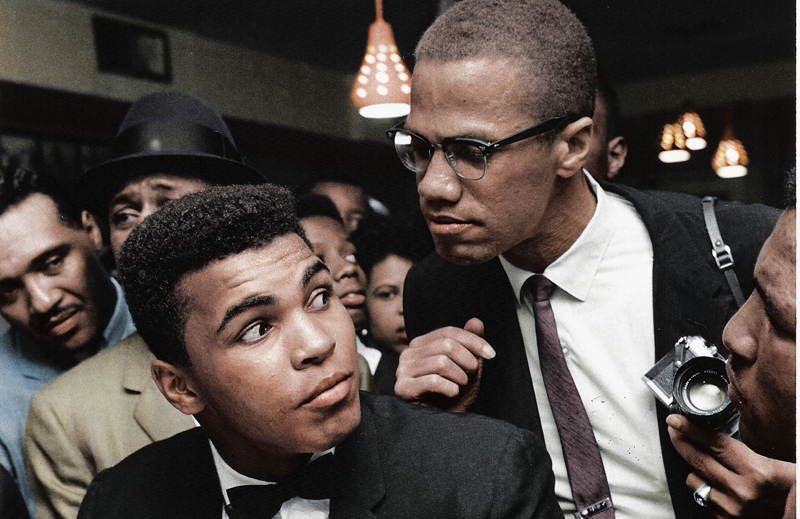 Color Malcolm X Muhammad Ali