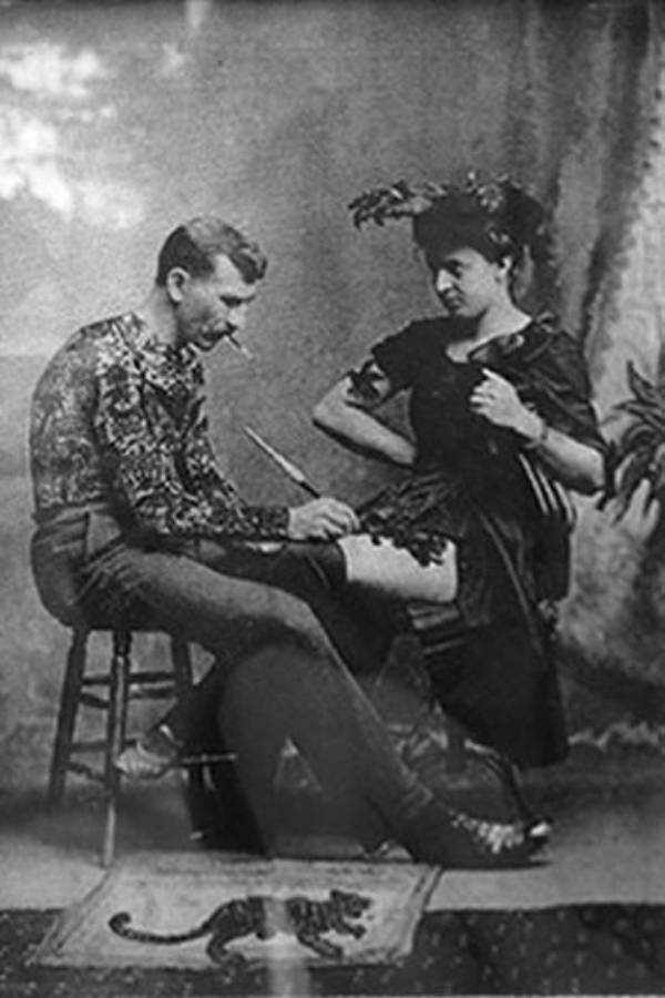 Gus Wagner Tattooing Maud Wagner