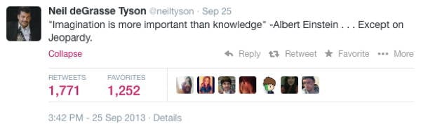 Neil DeGrasse Tyson Tweets Jeopardy