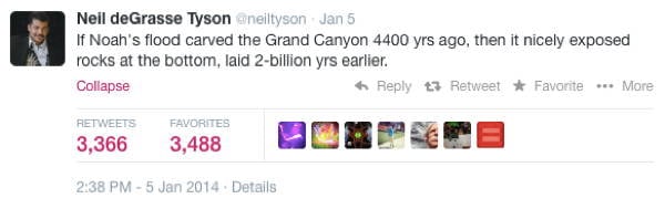 Neil DeGrasse Tyson Tweets Noah