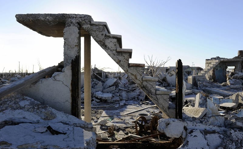 Crumbling Structures in Villa Epecuén