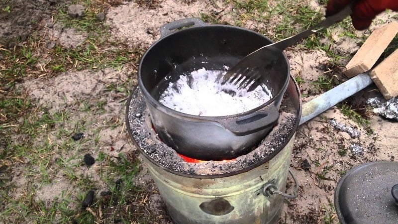 Molten Aluminum Ant Art