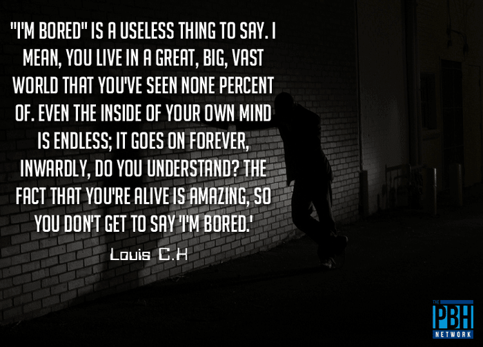 Louis CK On Being Bored