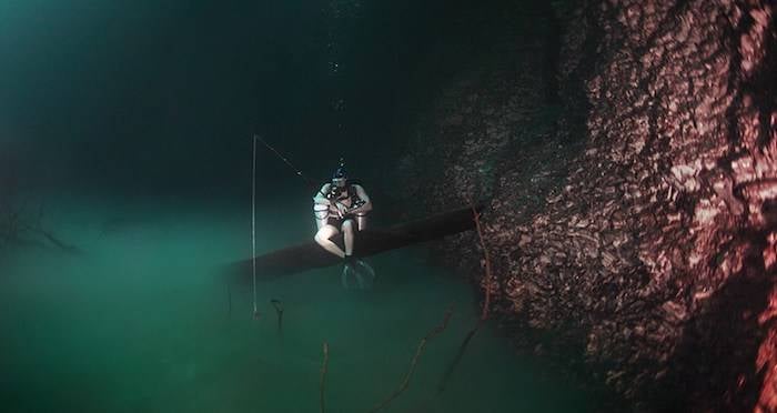 Underwater River Fishing