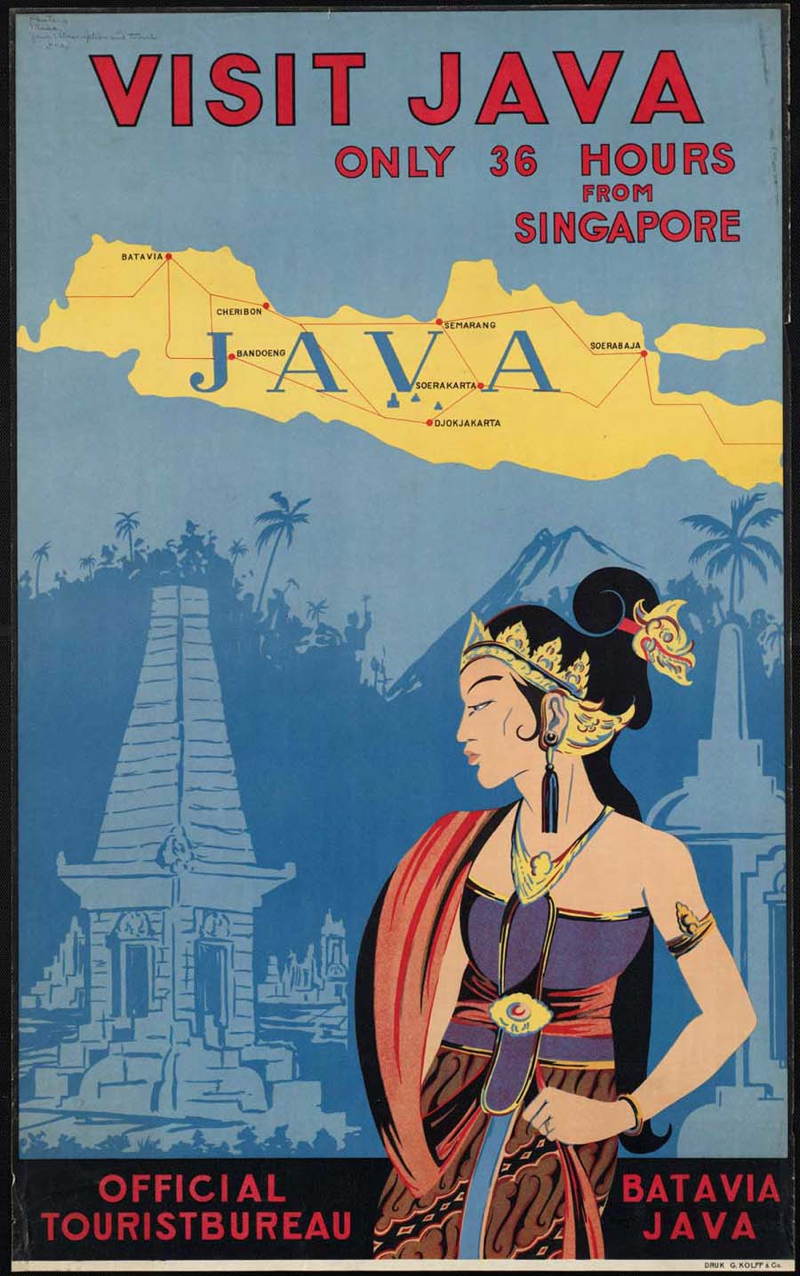 Vintage Travel Posters Java