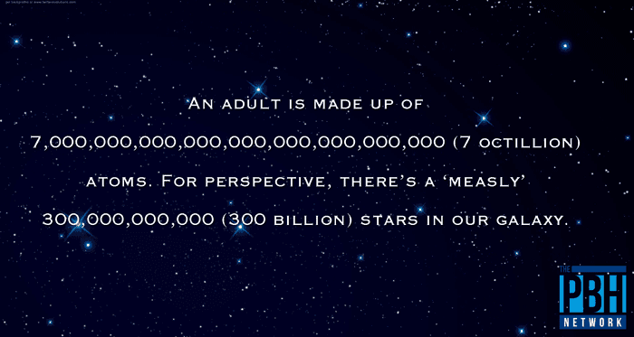 Atoms In A Human Adult
