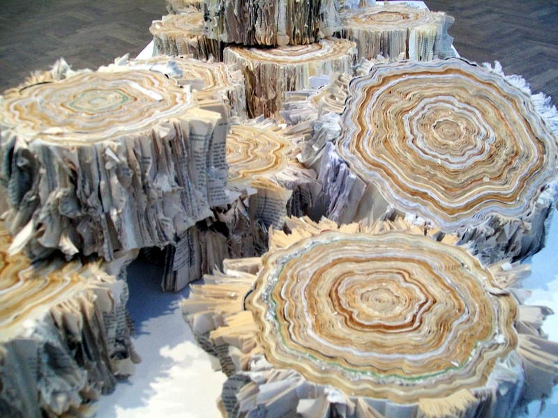 Book Art Log