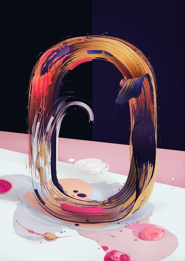 Painted Typography Atypical