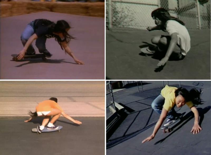 Peggy Oki Skateboarding