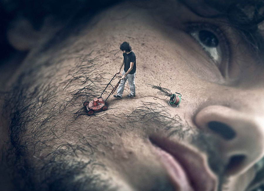 Photo Manipulations Mowing