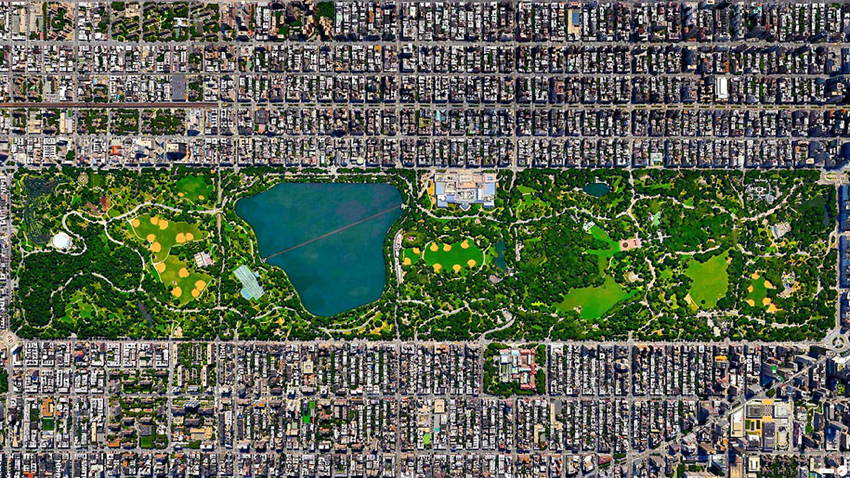 Satellite Photos Central Park
