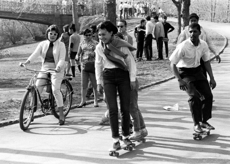 Skateboarding In New York City