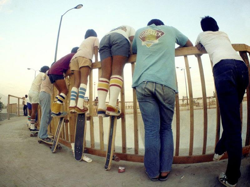 Watching At A Skate Park