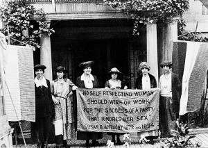 Suffrage Movement Banner