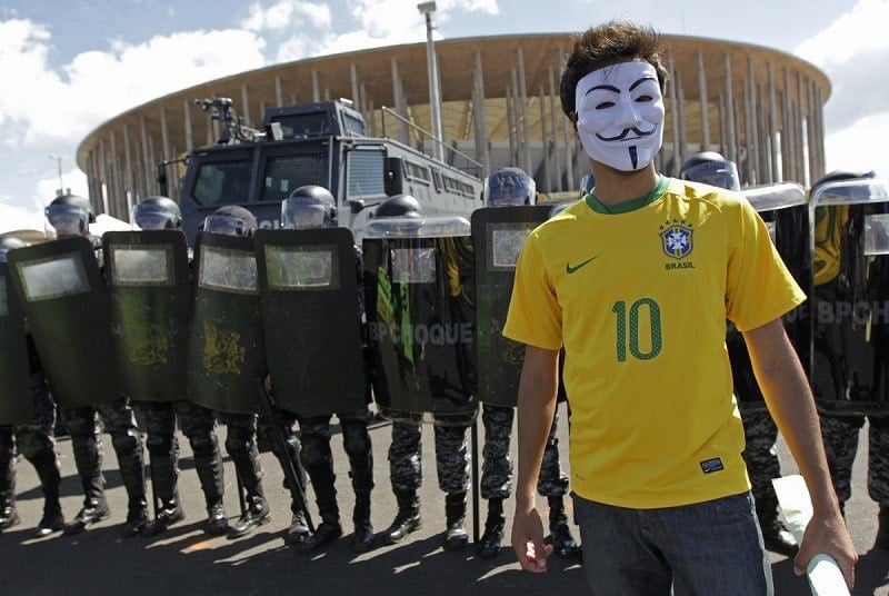 Demonstrations Against World Cup 2014