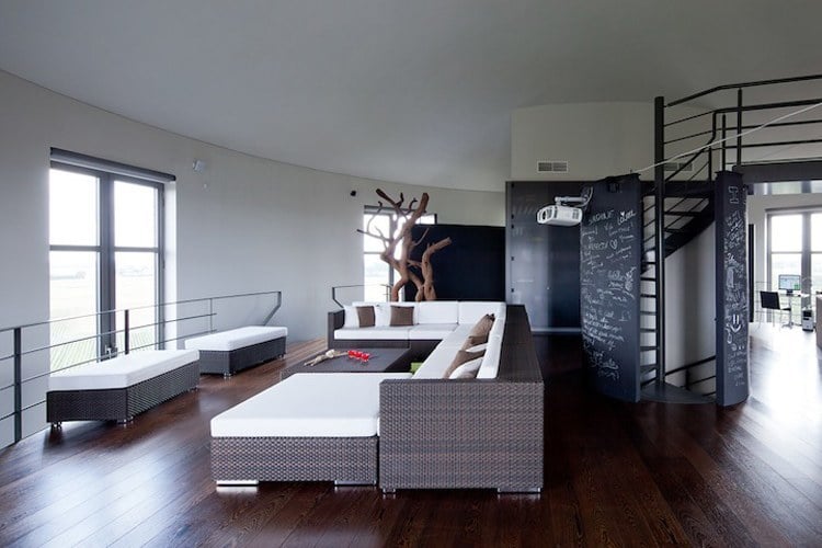 Water Tower House Living Room