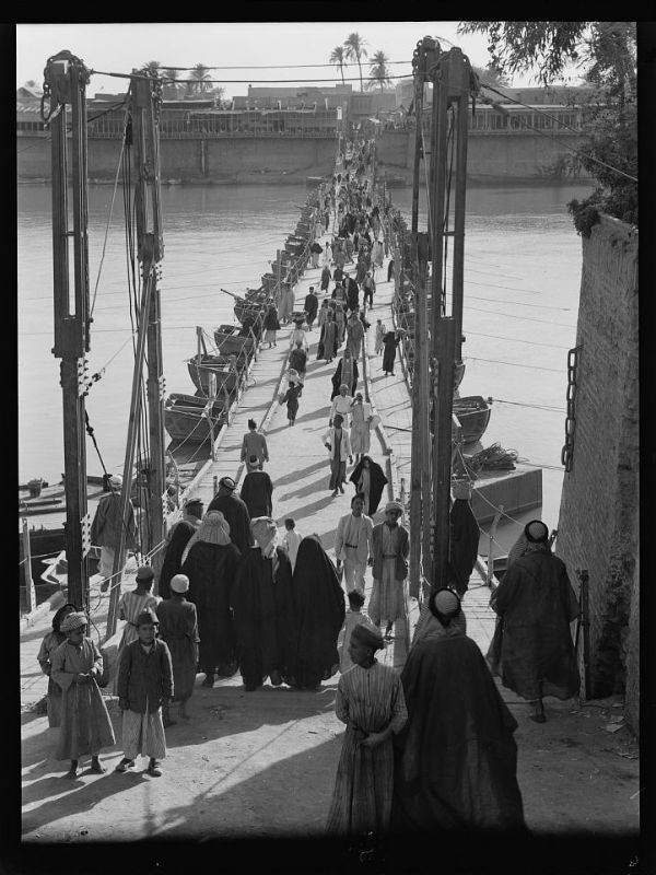Baghdad Pedestrians Tigris